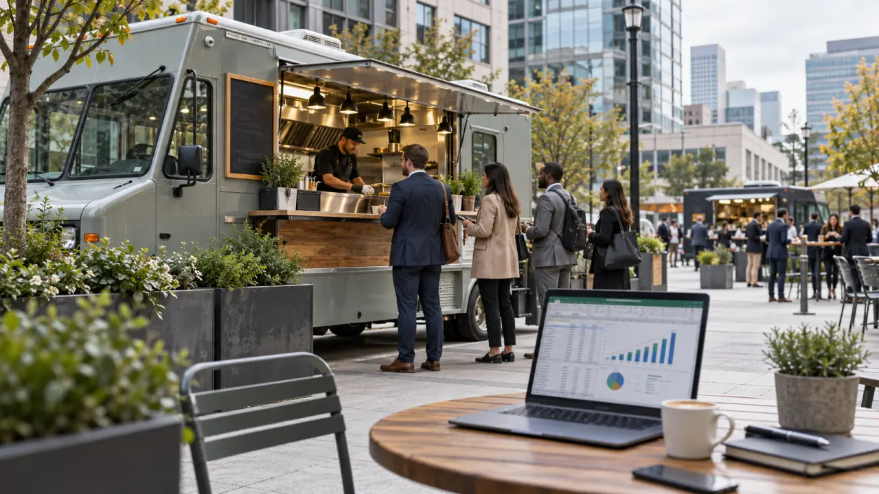 Business plan food truck : des emplacements crédibles avant des ventes sur Excel