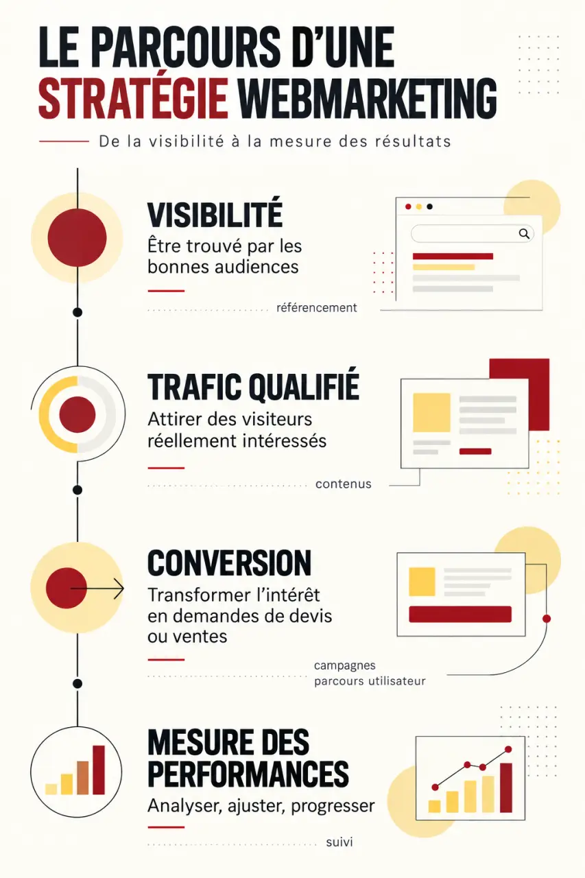 Agence webmarketing Alsace : parcours de la visibilité à la conversion