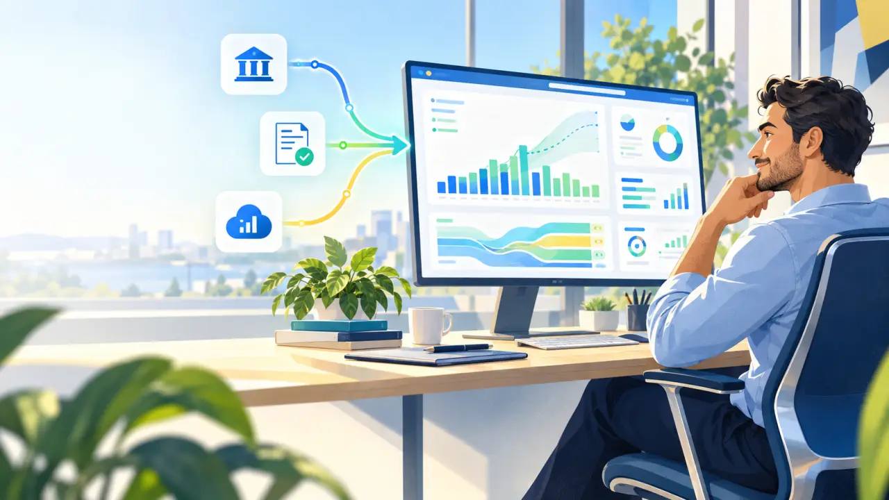 Tableau de bord automatisé pour suivre la trésorerie d’une entreprise